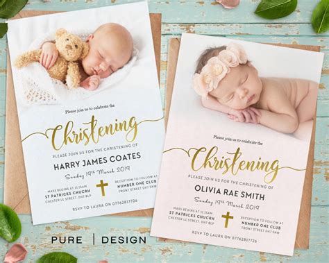 Baptism Invitations .